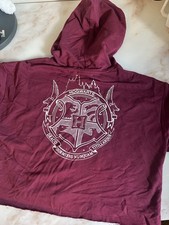 Harry Potter Crop Hoodie Hogwarts Crest Adult Medium Official NEW Never Worn