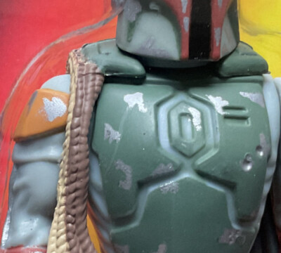 MINT Star Wars Potf Boba Fett Super Rare Error Missing Chest