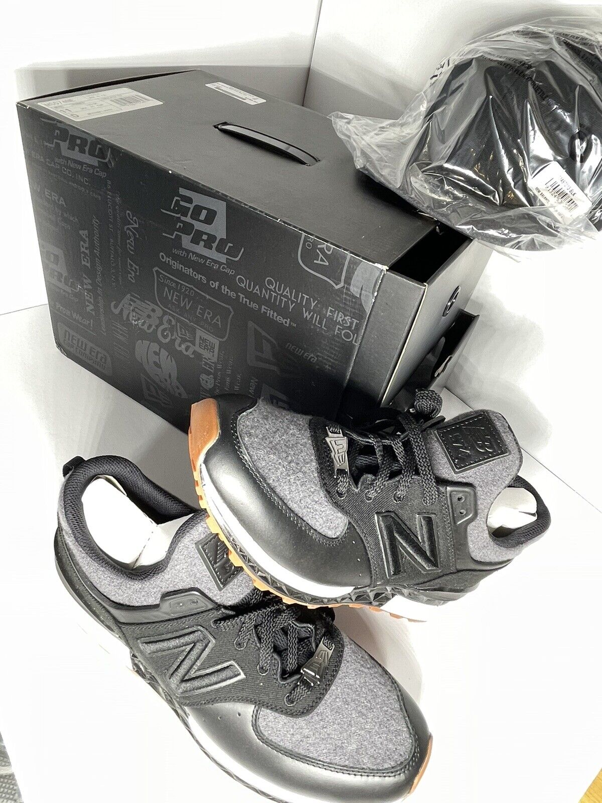 geest basketbal Edele Size 11 - New Balance 574 Sport x New Era Black Gum for sale online | eBay