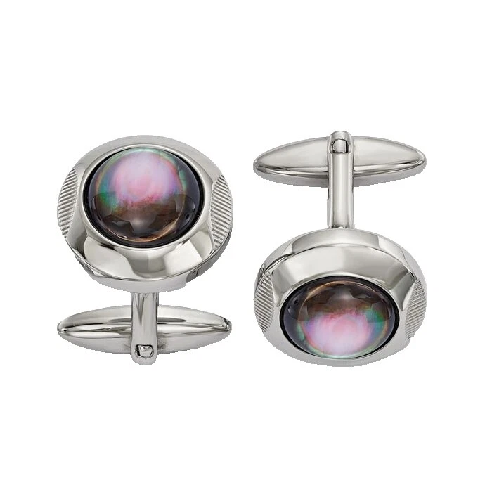 Pearl Black Cufflinks for Men
