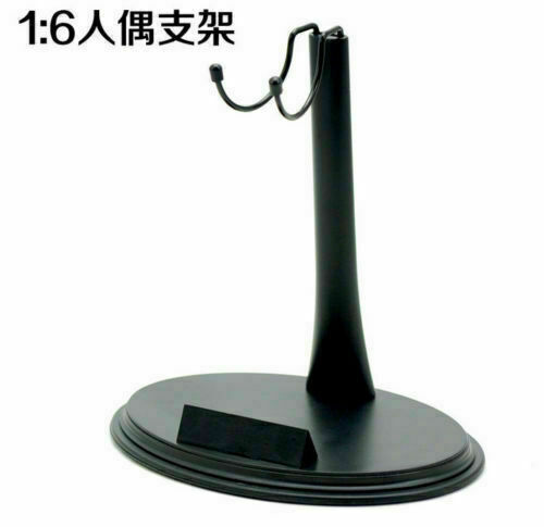 Supporto display supporto plastico 1/6 nero a forma di U F 12"" figura modello bambola giocattoli - Foto 1 di 5