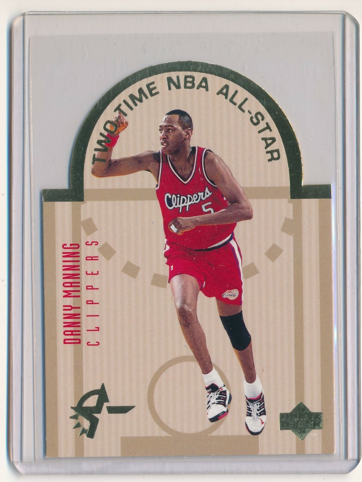 DANNY MANNING 1993-94 UPPER DECK SE DIE CUT ALL-STARS #W7 *LOS ANGELES CLIPPERS*