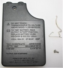 Fluke 80TK  Bottom Case Half w/screw + Battery Tension clip 