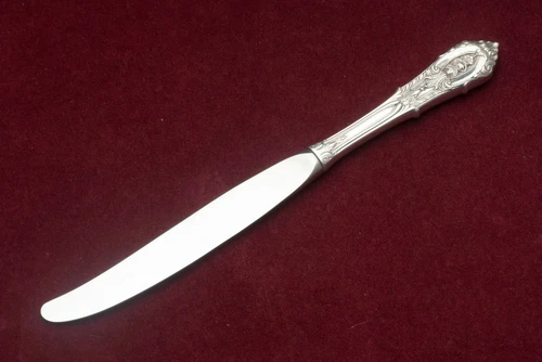 Rose Point by Wallace Sterling Silver individual Youth / Breakfast Knives 7 3/8"