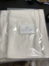 200 Matouk Switzerland New 2pc Shams 15 x23 Modal 70 30 Cotton Ivory
