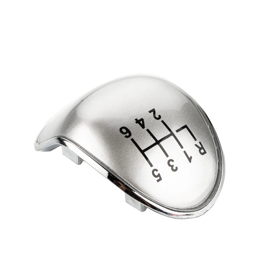 Leva Del Cambio Copertura 6 ingranaggi Color Argento per Ford C-Max II III - Immagine 3 di 4