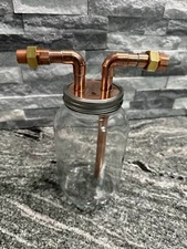 CoProof 1/2” Mason Jar Thumper Mouth With Fitting for Distill A5