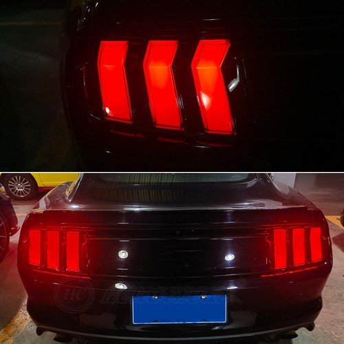 HC LED Tail Lights For Ford Mustang 2015-2022 variable Sequential turn signal 2p - Picture 7 of 12