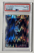Ja Morant 2019 Hoops Premium Stock SP Flash Rookie RC #259 PSA 10 Grizzlies