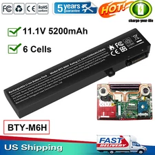 6 Cells BTY-M6H Battery For MSI GE62 GE72 2QC 2QD GL72 GL62 GP62 GP72 PE60 PE70