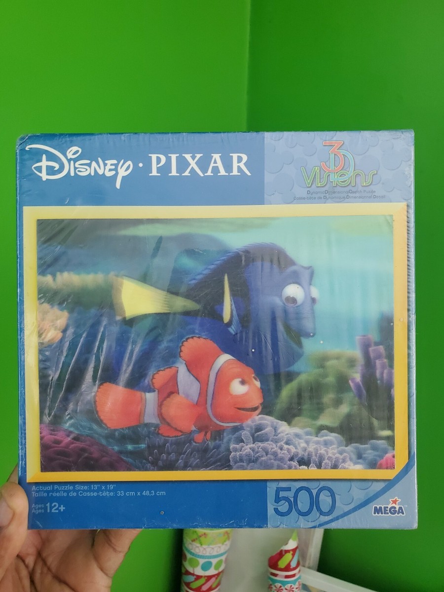 Disney Pixar Searching For Nemo 500 Piece Puzzle - 3D Visions NEW