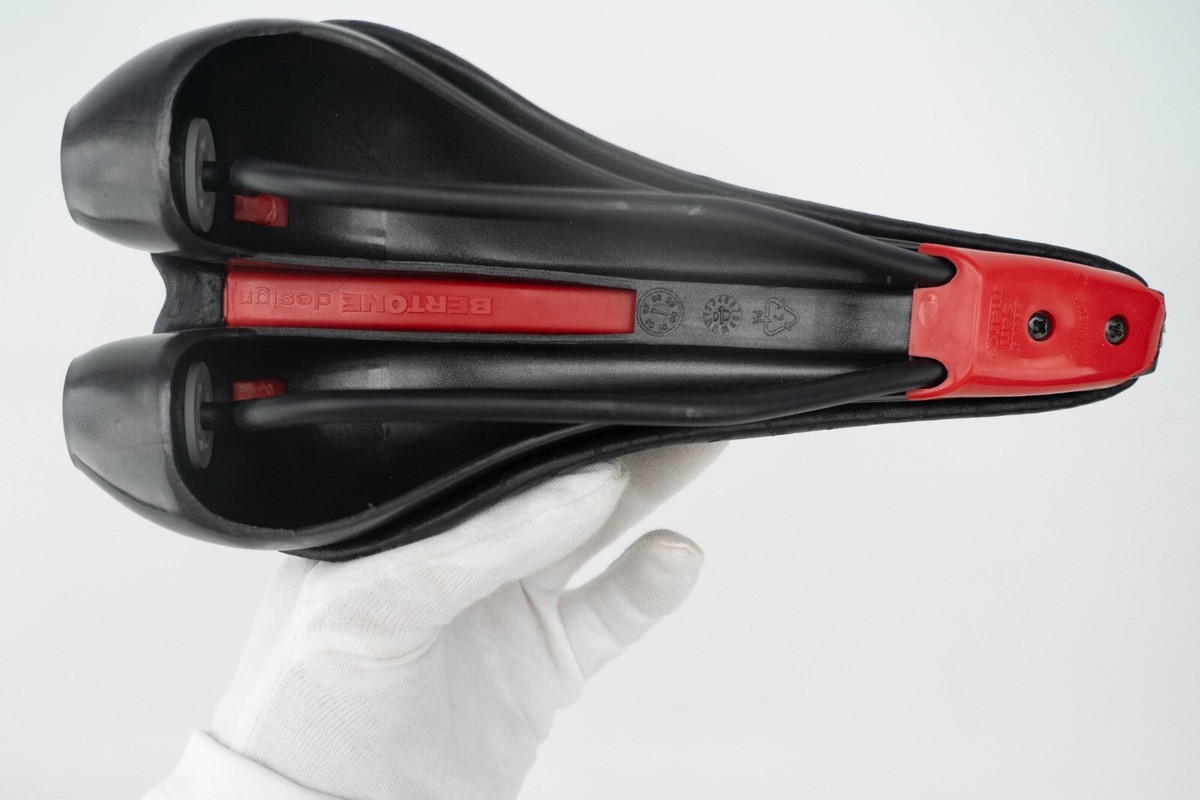 NOS SAN MARCO BERTONE RED VINTAGE SADDLE SEAT MTB MOUNTAIN BIKE