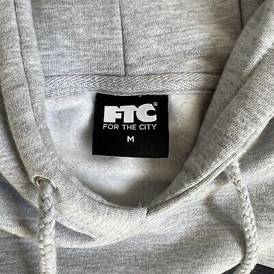FTC SF OG Logo Grey Sweatshirt Pullover Hoodie Men’s Medium - For The City