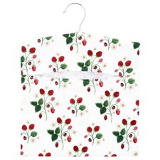Gisela Graham Strawberry Design Cotton Peg Bag Pretty Utility Room Accessories