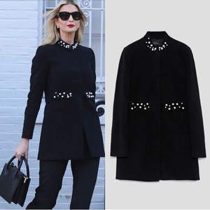 zara pearl coat