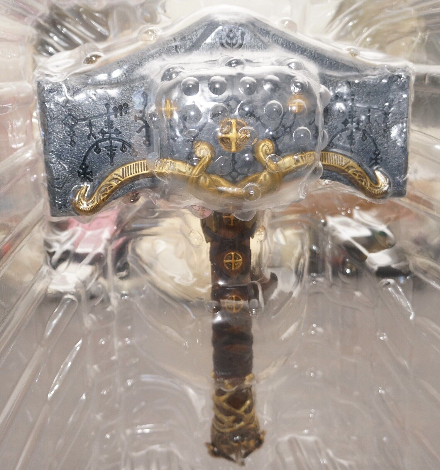  Thor's Hammer in GOW,Role-playing Props,Made of Polyvinyl  Chloride,Used for Collection and Role Playing : Toys & Games