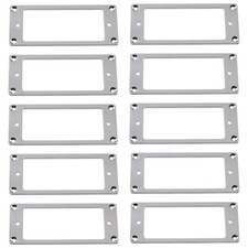 10pcs Metal Mini Humbucker Guitar Pickup Mounting Ring Chrome Plated