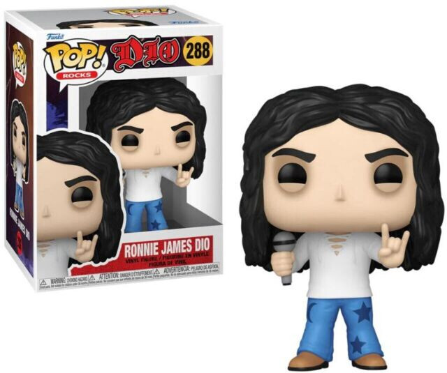 *Pedido Anticipado* ¡Funko Pop! Rocks: Ronnie James Dio #288 ~ ¡Envío Gratuito En Abril! ~
