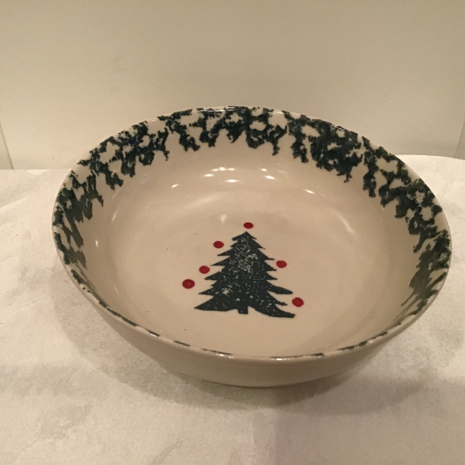 “Winter Wonderland” Christmas Cereal Bowl Tienshan Folk Craft Dish eBay