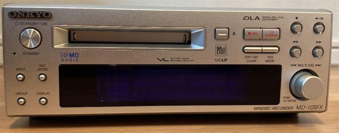 Hi-MD再録可 ONKYO MD-105FX ONKYO MD-105FX Hi-MD MD Recorder High Speed Audio MDLP