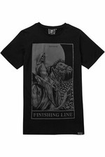 Killstar Finishing Line Gothic Punk Grunge Grim Reaper Skull T Shirt KSRA002268