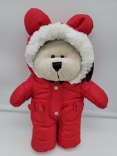 Starbucks Red Snowsuit Bearista Bear Holiday Ornament 196th Edition 2021 NWT