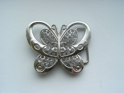 Gürtelschnalle Buckle Krone Herz Stern Strasssteinen für Gürtelbreite bis 4cm - Bild 8 von 20