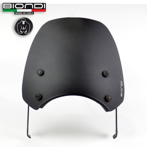 Windschutzscheibe Biondi Ducati Scrambler 800 2023> Nero Satin Matt Mod. Sport