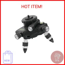 Huepar Laser Level Adapter, Metal 360-Degree Rotating Base for Laser Level Tripo