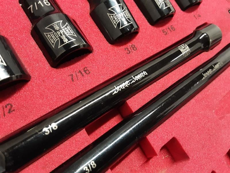 Mac Tools Jesse James West Coast Choppers 3/8 and 1/4 Mac Tools Jesse James West Coast Choppers 3/8 and 1/4