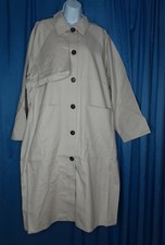 New, Women’s Monki Beige Emma Oversized Coat With Oversized Pockets (xl)