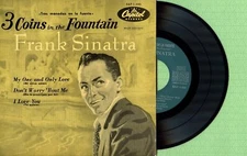 FRANK SINATRA 3 Coins In The Fountain CAPITOL EAP 1-542 Press Spain 1955 EP EX+