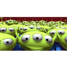 toy story aliens cartoon disney pixar license plate made in usa