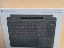 Microsoft Surface Pro Signature Keyboard With Slim Pen 2 - Platinum Alcantara