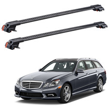 Roof Rack Crossbars for Mercedes-Benz E-Class S212 Wagon 2011-2016 -220 lb Pair