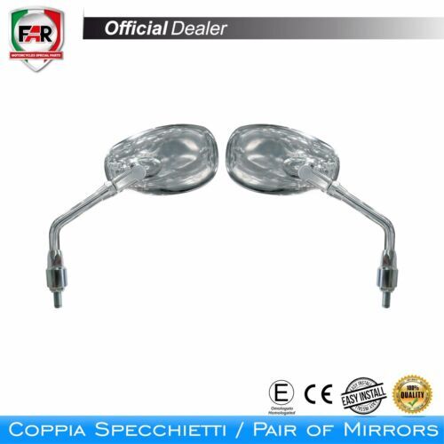 2EXTREME Stoßdämpfer Chrom - 325mm Für Roller Kompatibel Mit Aprilia, Benelli & Mehr