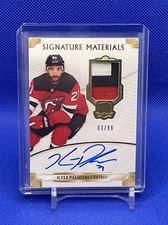 2019-20 UD The Cup Kyle Palmieri Signature Materials Patch Auto 🔥 # 83/99 🔥