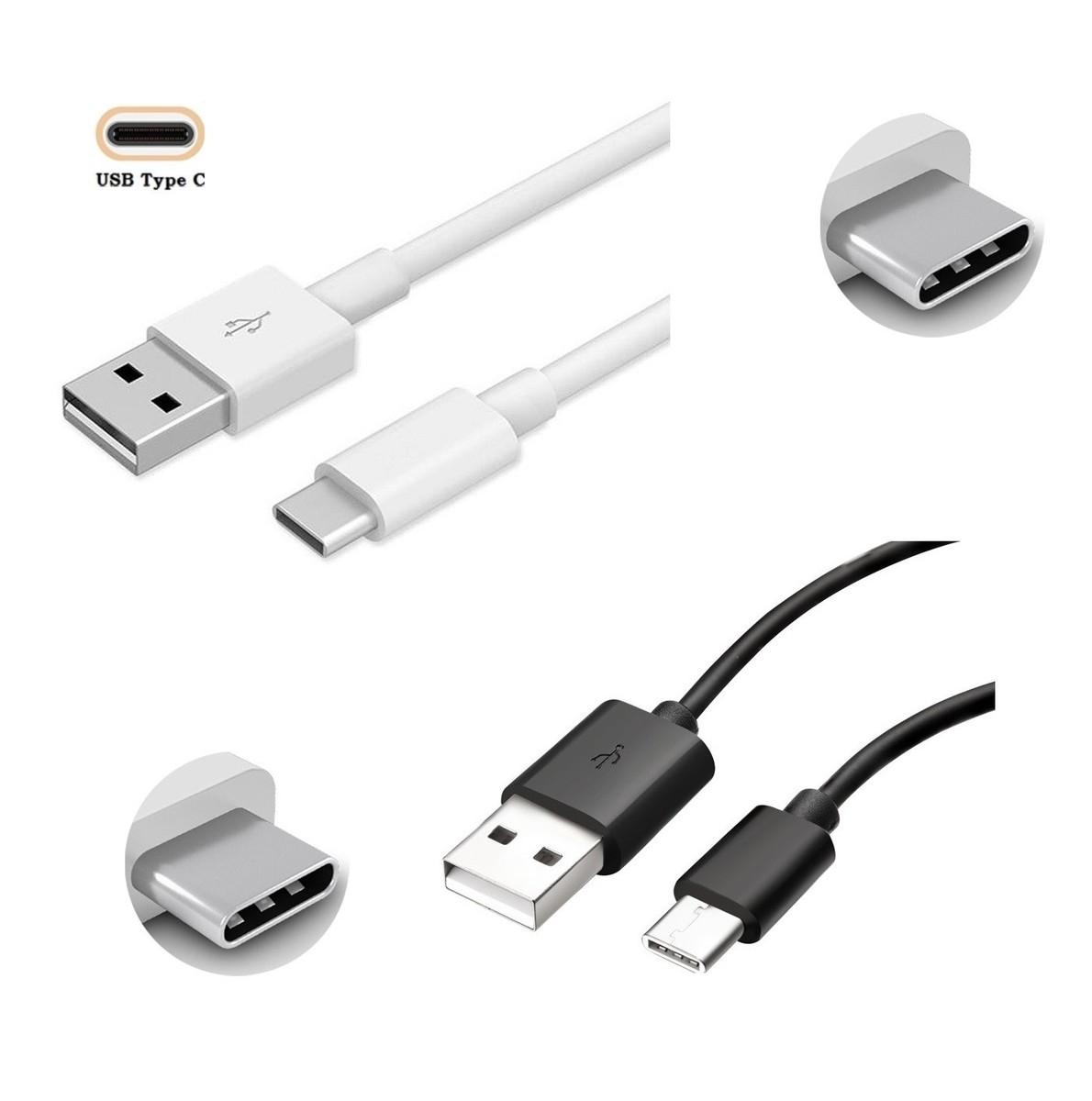 USB Type C Cable Fits Samsung Galaxy M40 USB-C Charging Power Lead Long  Short