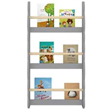 Wall Mounted Children Bookcase Kids Display Bookshelf Storage Unit Shelving Rack