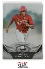 Adron Chambers 2011 Bowman Platinum Prospects Refractors #BPP87