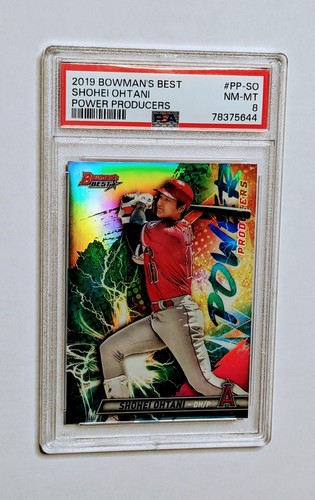 2019 Bowman's Best Shohei Ohtani Power Producers #PP-SO PSA 8 MINT Angels