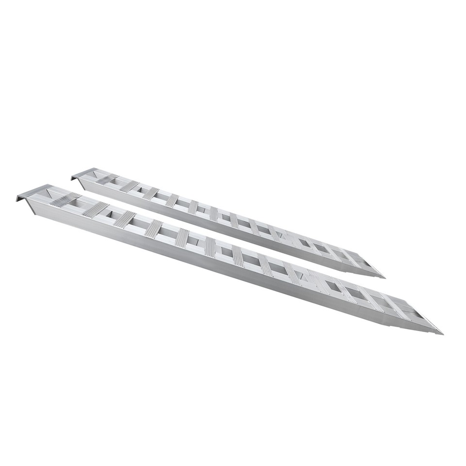 2pcs Aluminum Trailer Ramps Loading Ramps Truck Car Auto Trailer Ramps ...