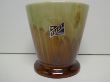 VINTAGE AUSTRALIAN POTTERY TRENT WARE STUDIO DRIP GLAZE VASE ART DECO