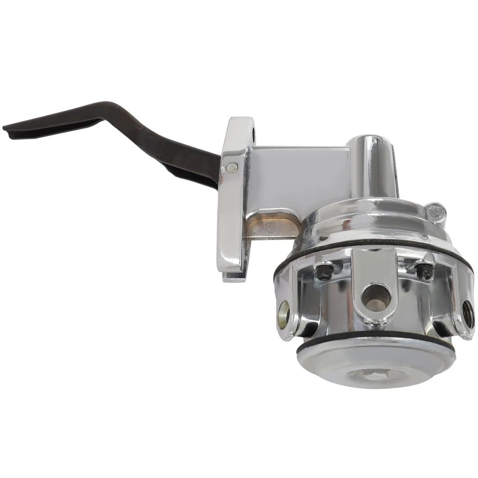 Bomba de combustible cromada de alto volumen para Ford 351C Cleveland 351M 400M 8 PSI 80 GPH Foto 4 de 4