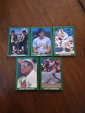 💥1990 Oakland A's 5 Card Set The Bash Brothers, 2 Hendersons, Canseco, McGwire