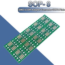 20PCS SOP8 SO8 SOIC8 TO DIP8 Interposer board pcb Board Adapter Plate