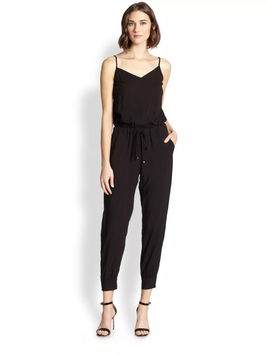 Splendid one piece jumpsuit black pant BNWT sz XLARGE jogger style bottom