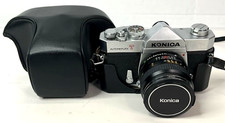 Vintage Konica Autoreflex T 35mm Film SLR Camera - UNTESTED