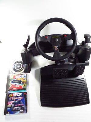 Thrustmaster Nascar Pro Racing Wheel Pedal Set w/ 3 Games, Fast 3-4 Day Ship!!!