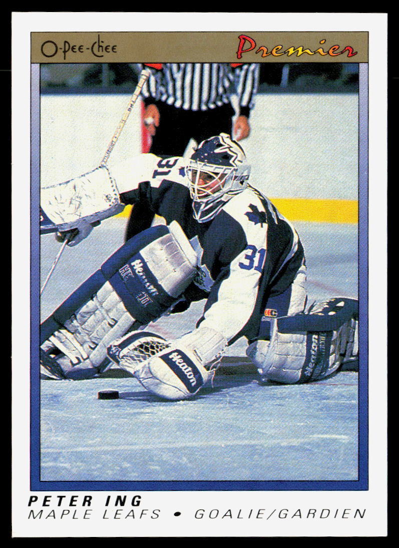 Peter Ing 1990-91 O-Pee-Chee Premier #49 NMT